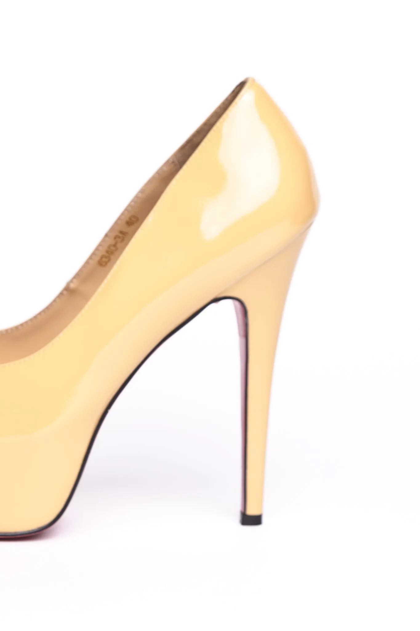 Alexandra - Nude Peep Toe Heels