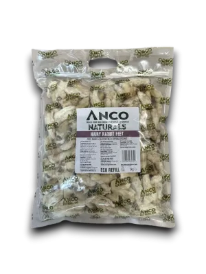 Anco Naturals Hairy Rabbit Feet Eco-bag