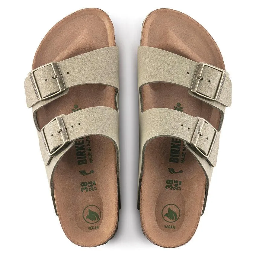 Birkenstock Arizona Earthy Vegan Faded Khaki BirkBuc (Regular)