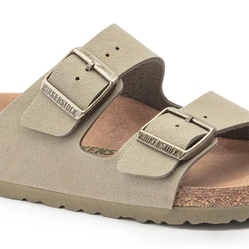 Birkenstock Arizona Earthy Vegan Faded Khaki BirkBuc (Regular)