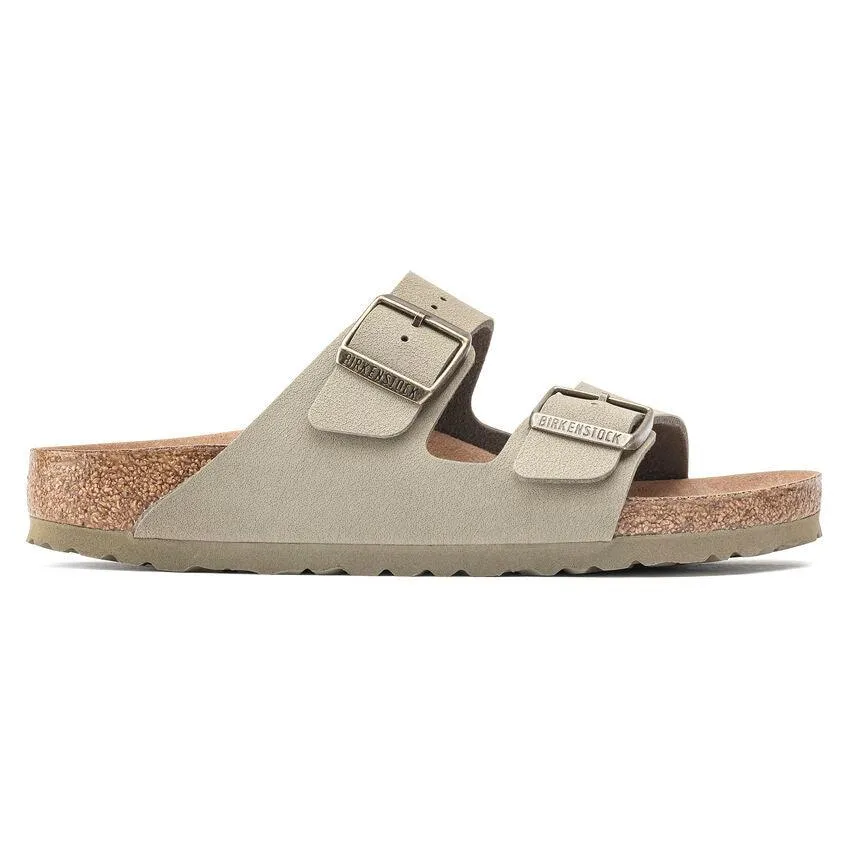 Birkenstock Arizona Earthy Vegan Faded Khaki BirkBuc (Regular)