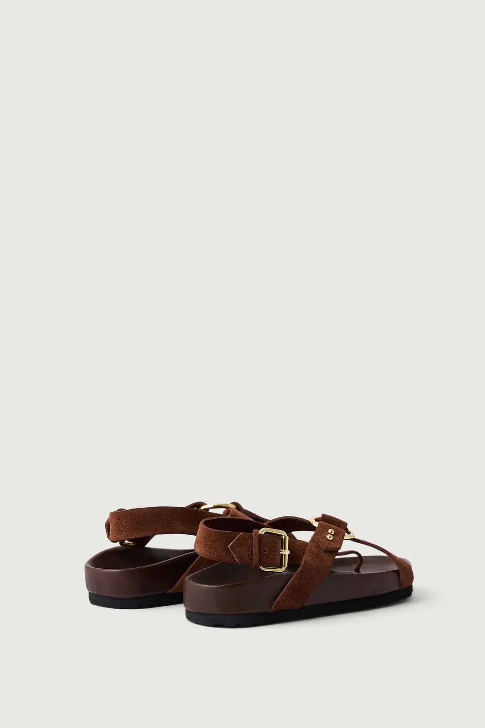 BROWN MEXICO SANDALS
