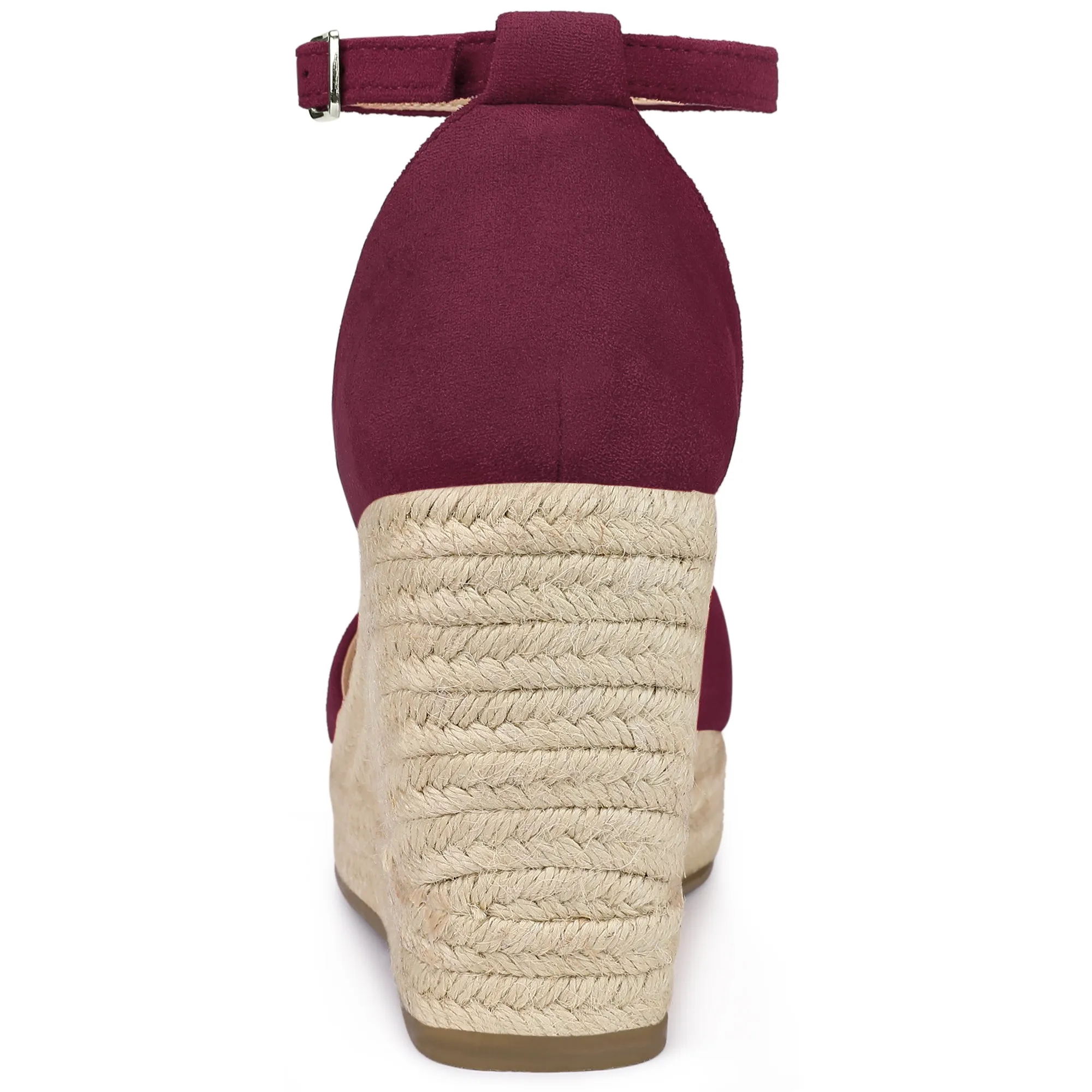 Espadrille Platform Ankle Strap Wedge Heel Sandals
