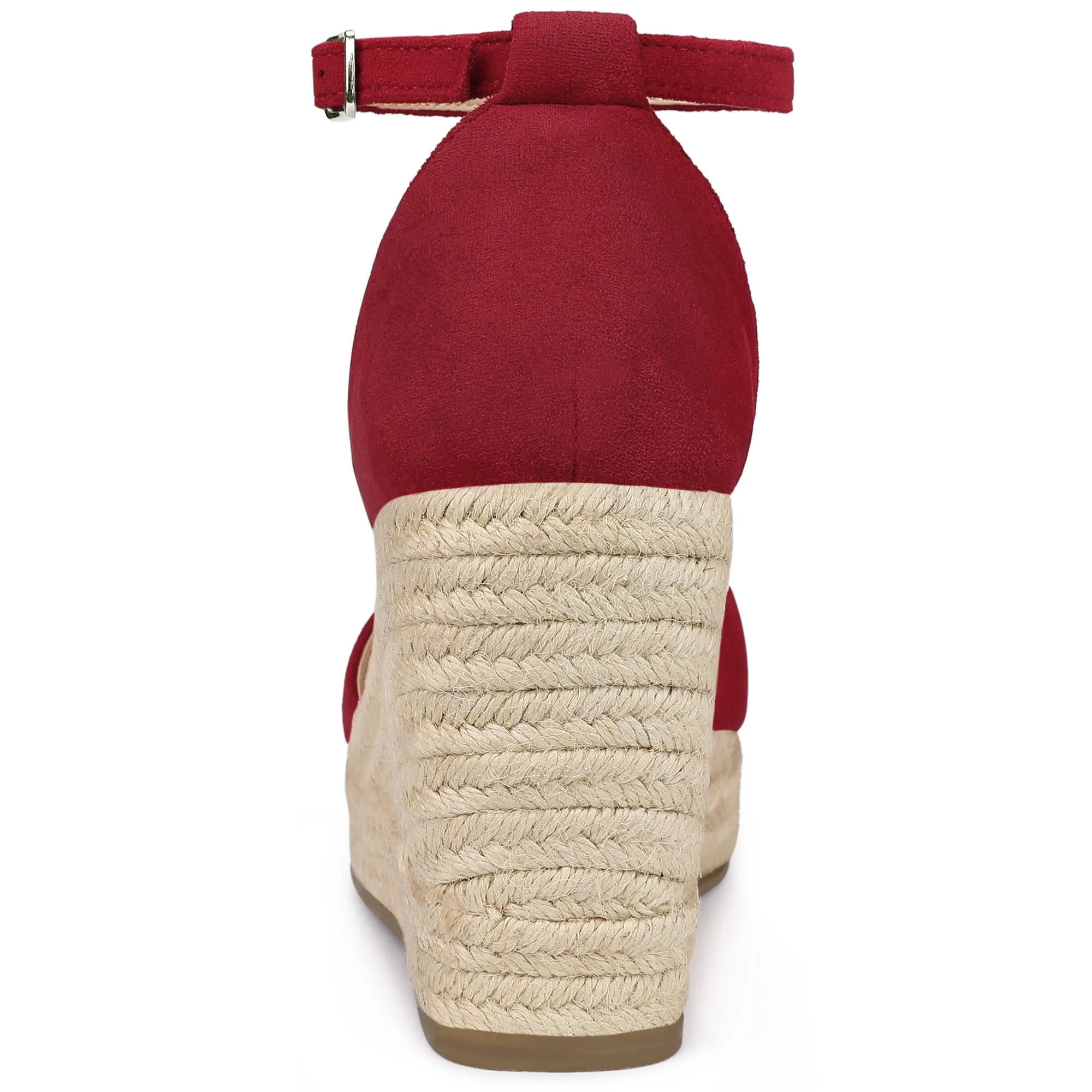 Espadrille Platform Ankle Strap Wedge Heel Sandals