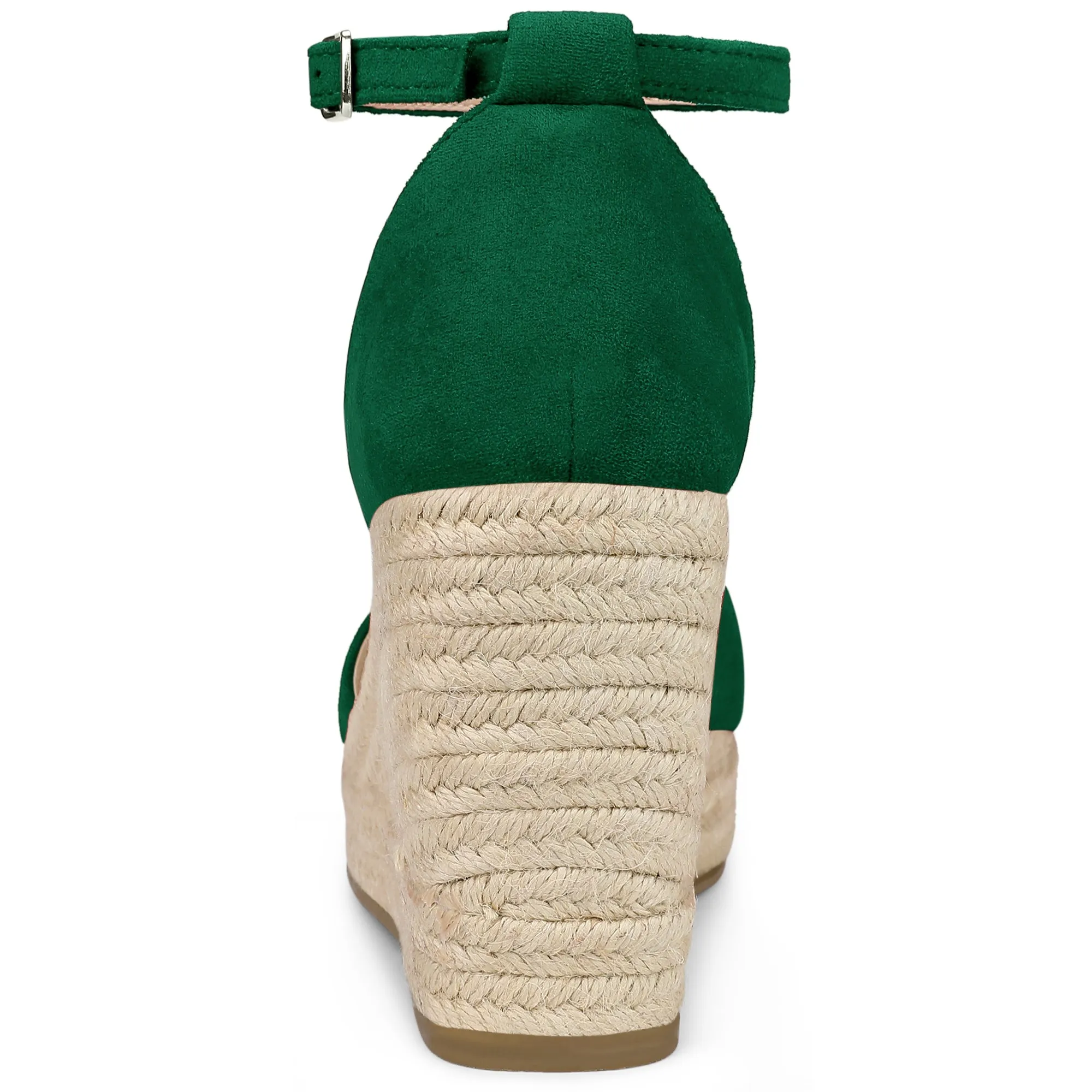 Espadrille Platform Ankle Strap Wedge Heel Sandals