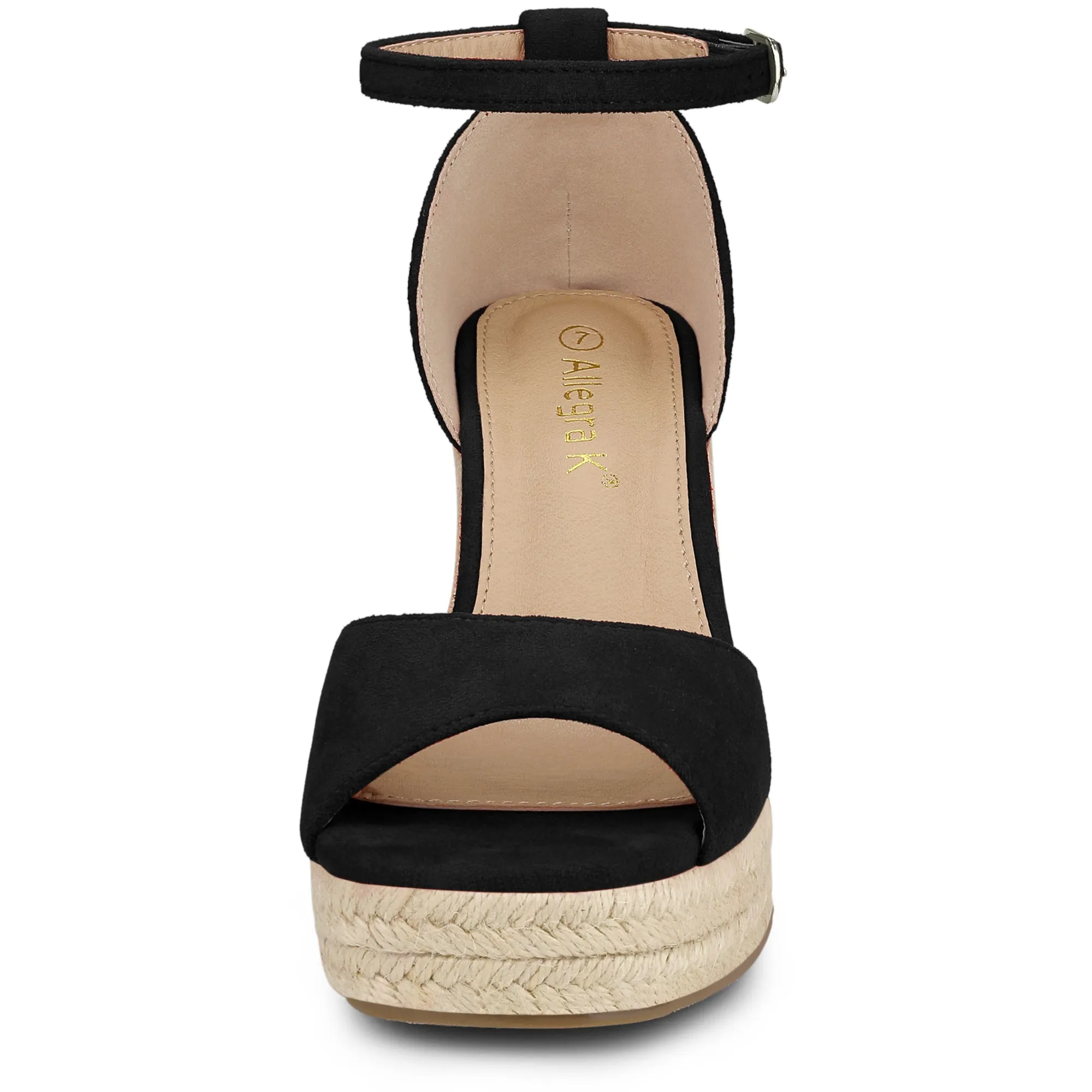 Espadrille Platform Ankle Strap Wedge Heel Sandals