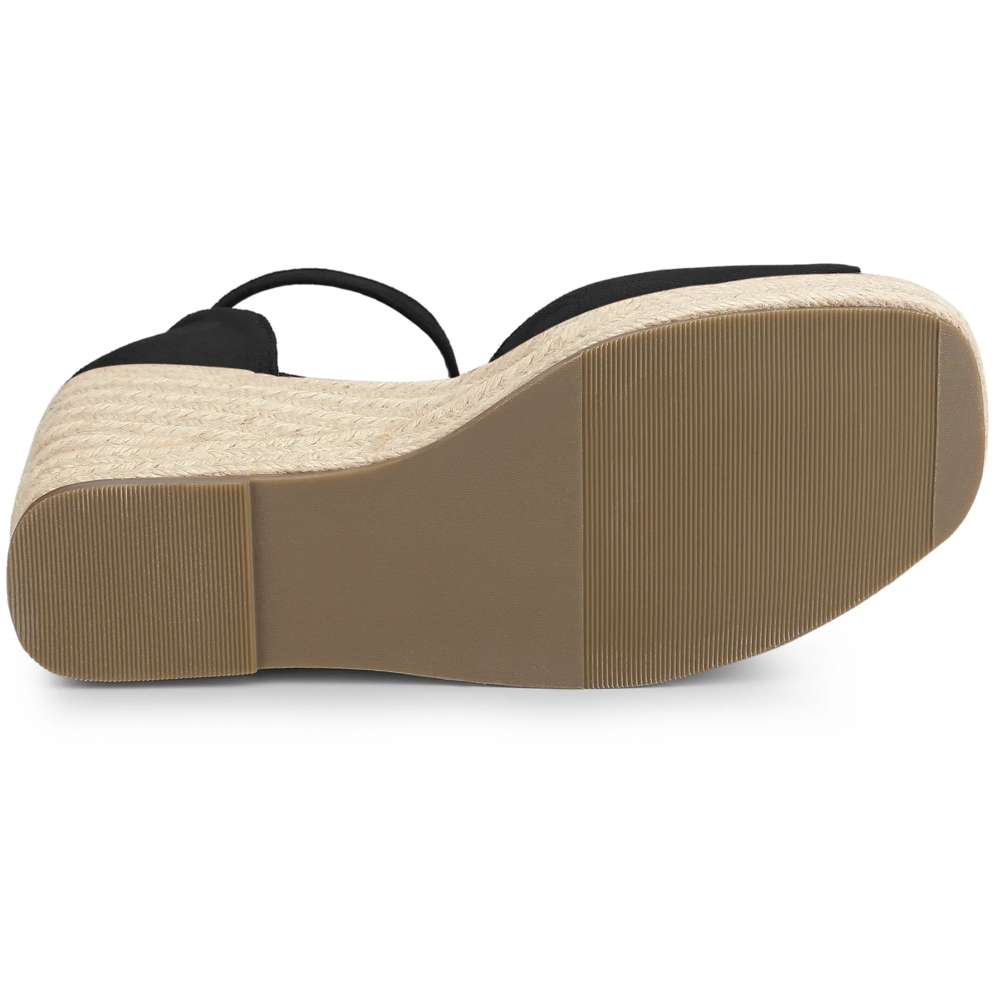 Espadrille Platform Ankle Strap Wedge Heel Sandals