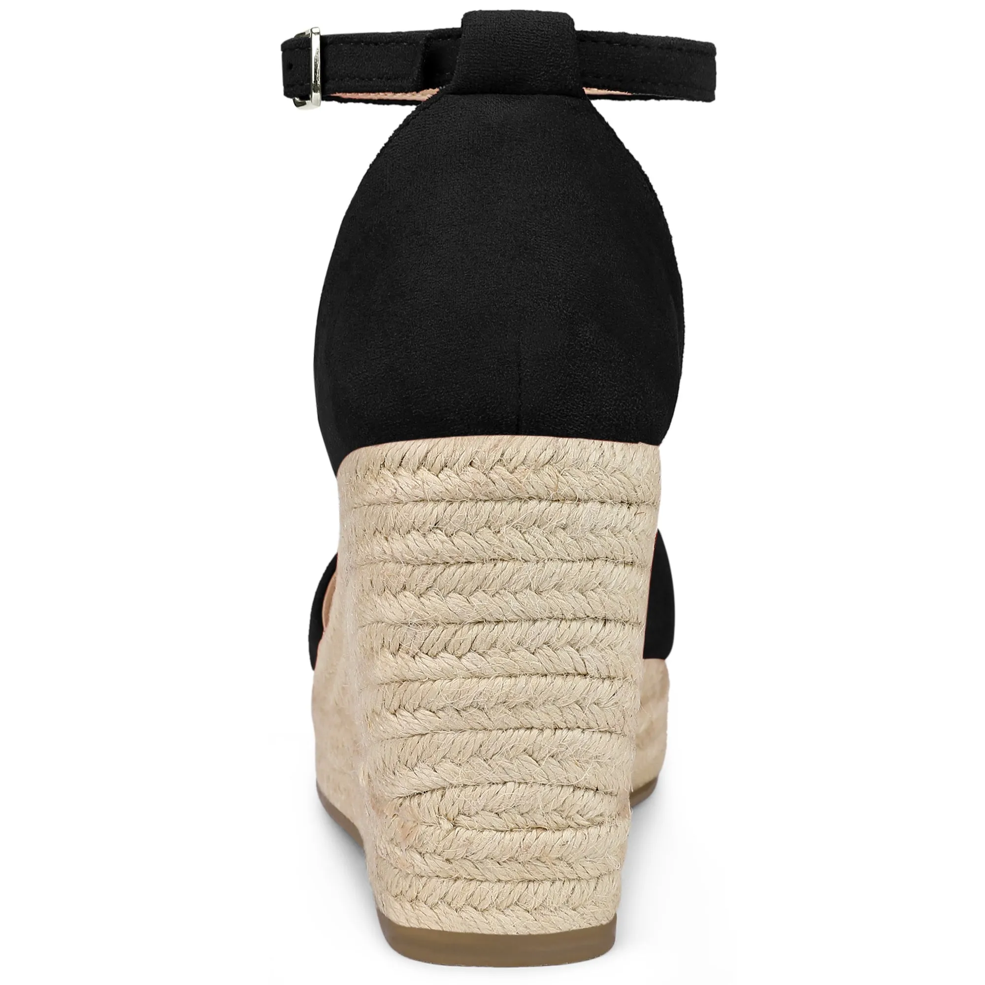 Espadrille Platform Ankle Strap Wedge Heel Sandals
