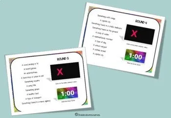 Scattergories- a game of fast thinking and vocabulary skills